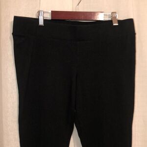 Liz Lange M Black Cotton Maternity Leggings